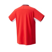 Yonex Badminton T-shirt Crew Neck Tournament (official shirt of the national team) 2024 red Men